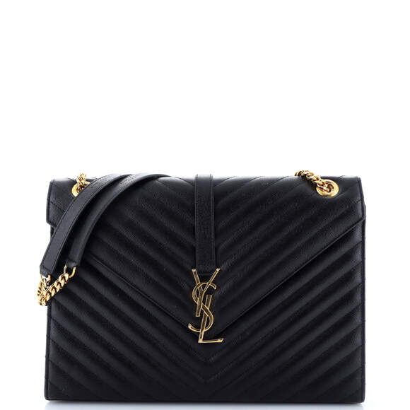 Saint Laurent Classic Envelope Satchel #184976S17B - Picture 1 of 9